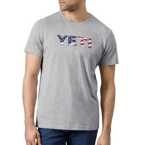 Yeti Waving Flag Tshirt Large